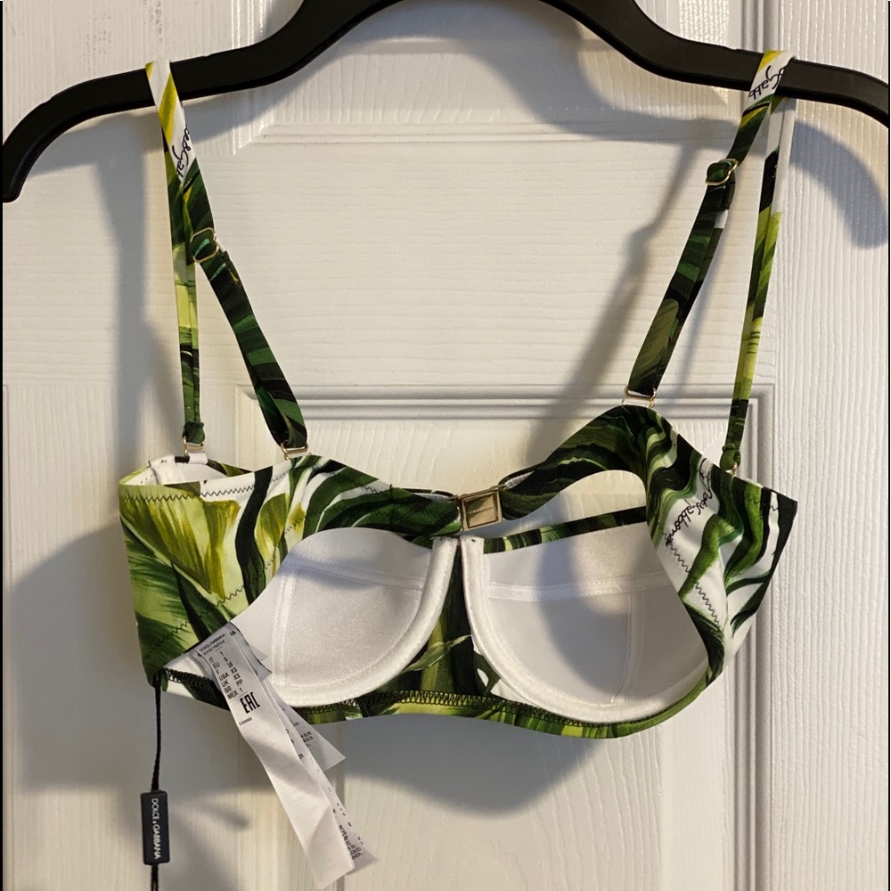 DOLCE & GABBANA Beachwear Printed bikini top (1) - Picture 4 of 8